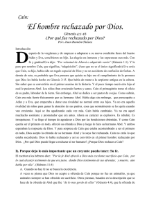 Caín- El hombre rechazado por Dios - Toda la Escritura es inspirada