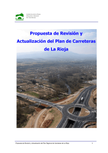 Propuesta de Revisión y Actualización del Plan de Carreteras de La