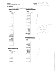 Unidad ll Nombre Repaso—examen final del otoño Fecha