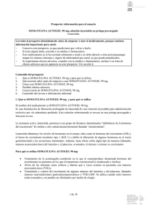 información para el usuario SOMATULINA AUTOGEL 90 mg