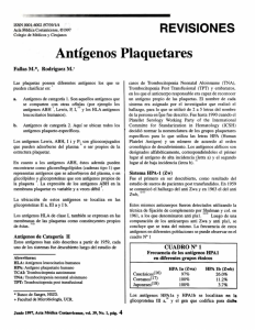 Antígenos Plaquetares