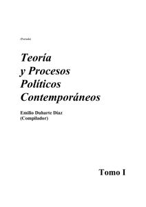 Teor&iacute;a y Procesos Pol&iacute;ticos Contempor&aacute;neos