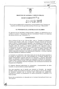 decreto 327 de 2015 - Presidencia de la República de Colombia