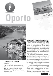 Vista panorámica de Oporto