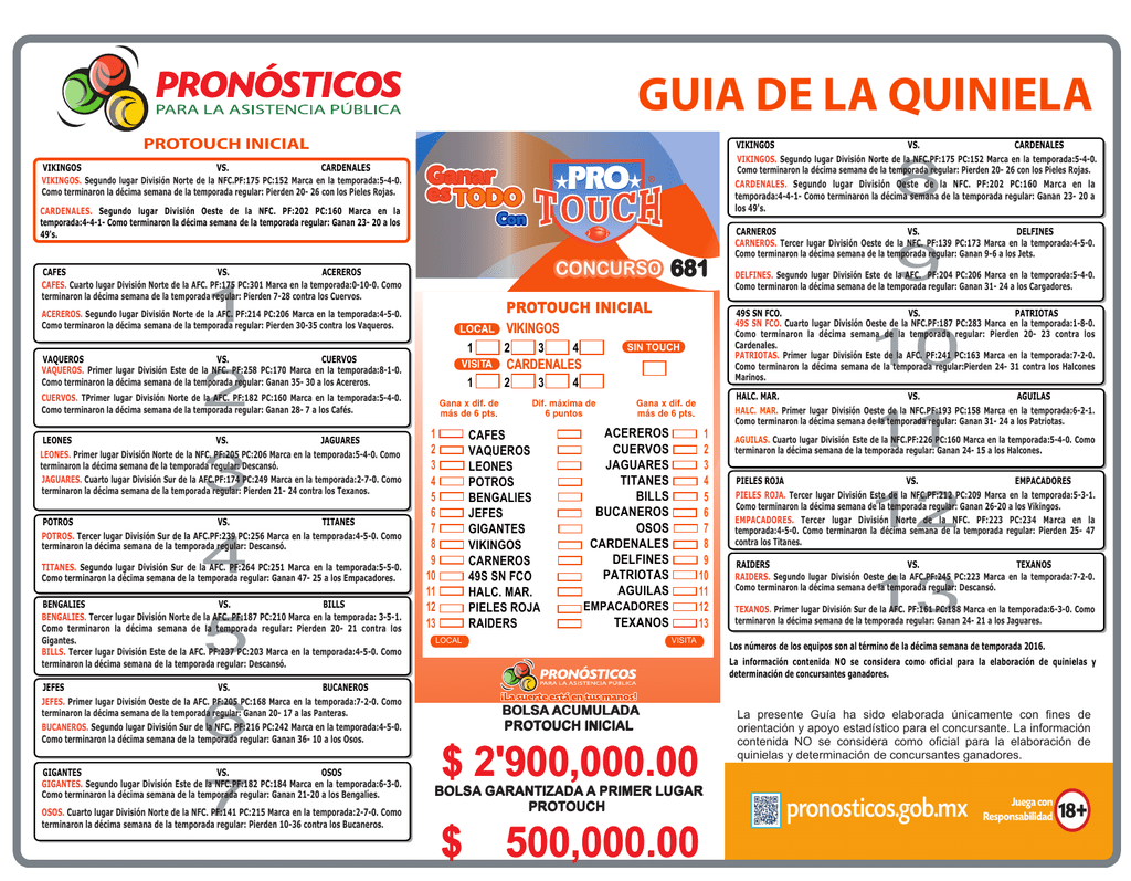 Guia De La Quiniela