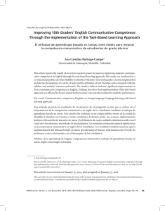 Improving 10th Graders` English Communicative Competence