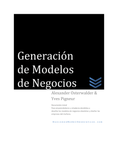 Generación de Modelos de Negocios