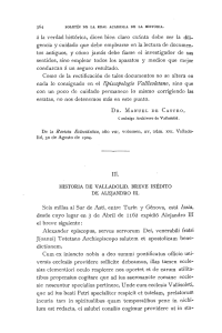 Historia de Valladolid. Breve inédito de Alejandro III