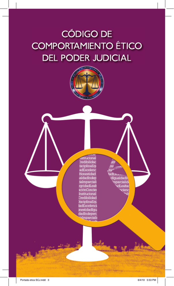 Codigo De Comportamiento Etico Del Poder Judicial 3