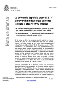 noticia (pdf 180.63 KB) - Ministerio de Economía y Competitividad