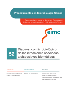 Diagnóstico microbiológico de las infecciones asociadas a