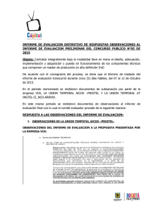 Documento de respuesta a las observaciones CANAL CAPITAL