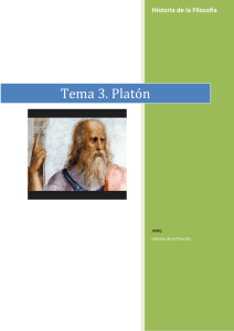 Tema 3. Platón 1