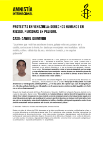 daniel quintero - Observatorio Venezolano de Prisiones