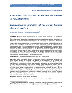 Contaminación ambiental del aire en Buenos Aires, Argentina