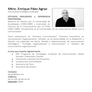 Mtro. Enrique Páez Agraz