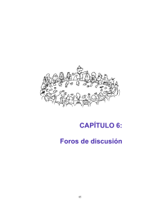 CAPÍTULO 6: Foros de discusión - Portal Educativo de las Américas