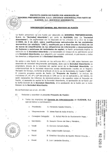 Proyectos de Fusión Depositados RM. Madrid y RM. Vizcaya