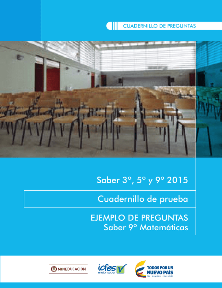 Saber 3º, 5º Y 9º 2015 Cuadernillo De Prueba