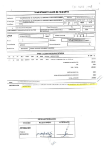 Informe de comisión de servicios