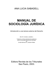 manual de sociología jurídica