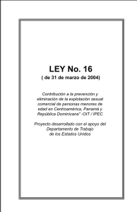 LEY No. 16