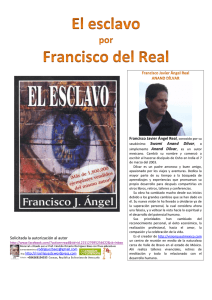 Libro el esclavo de Francisco Javier Angel Real