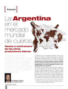 La Argentina en el mercado mundial de cueros