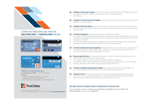 como reconocer una tarjeta mastercard o argencard valida