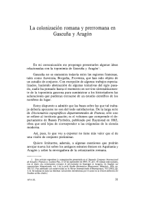 4. La colonización romana y prerromana en Gascuña y Aragón, por
