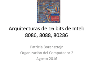Arquitecturas de 16 bits de Intel