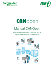 Manual CANOpen v1 - Ingeniería de Sistemas y Automática