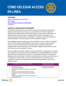 Cómo delegar acceso en línea