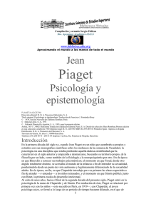 1 Piaget Jean - Psicologia Y Epistemologia