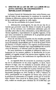 4. EFECTOS DE LA LEY DE 1907. LA LABOR DE LA JUNTA