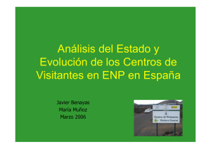 Análisis del Estado y Evolución de los Centros de Visitantes en ENP