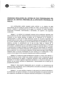 Ordenanza de Pago del Servicio Gestión Tributaria Huelvapopular!