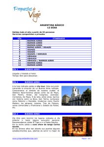 viaje argentina b&aacute;sico 12 d&iacute;as