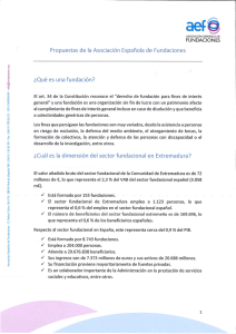 Documento de propuestas - Asociación Española de Fundaciones