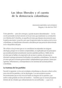 Las ideas liberales y el cuento - Pontificia Universidad Javeriana