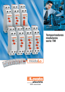 Temporizadores modulares serie TM