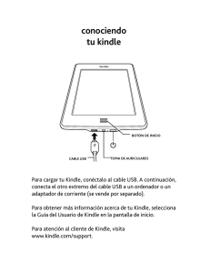 Guía de inicio rápido Kindle Touch