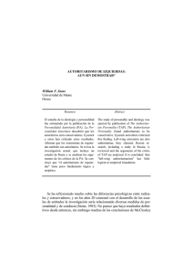 ¿Autoritarismo de Izquierdas?. Aún sin demostrar.