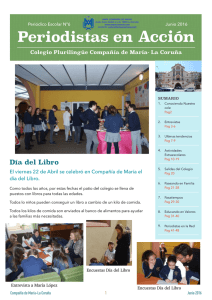 periodico marzo 2016 - Colexio Plurilingüe Compañía de María