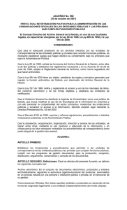 Acuerdo 60 de 2001 - Archivo General de la Nación