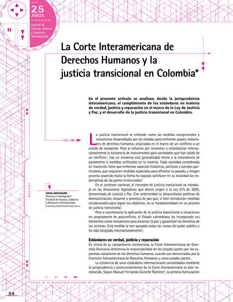 La Corte Interamericana de Derechos Humanos y la justicia