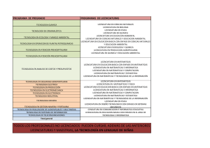 todos los profesionales no licenciados pueden cursar, además de