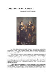 LAS SANTAS JUSTA Y RUFINA, de Francisco de Goya