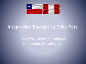 Integración Energética Chile Perú