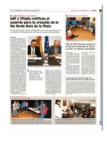 Adif y Vifepla ratifican el - Ayuntamiento de Santa Marta de Tormes